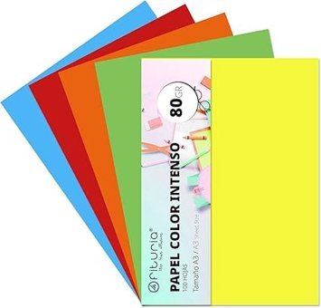 Stobok A4 80 gr 30 Yaprak Desenli 1 Top Çok Renkli Sertifika Kağıdı