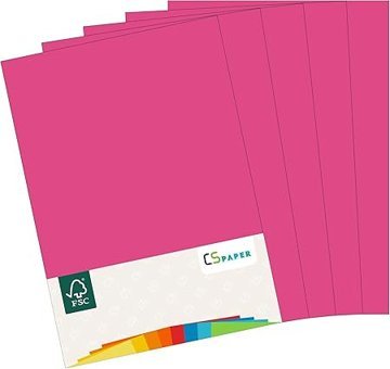 Stobok A4 80 gr 20 Yaprak Desenli 1 Top Çok Renkli Sertifika Kağıdı