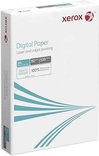 Xerox 003R98091 A4 80 gr 100 Yaprak Su Geçirmez 1 Top Beyaz Dijital Baskı Kağıdı