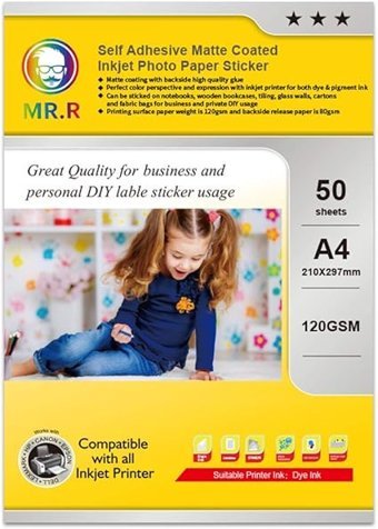 Dıkaca A4 25 gr 50 Yaprak Desenli 1 Top Kırmızı Ödül Kağıdı