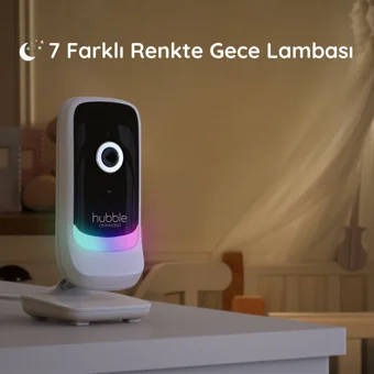 Hubble HBL10 Hareket Sensörlü Gece Görüşlü Dijital Ekranlı Kablosuz Full HD IP Bebek Kamerası