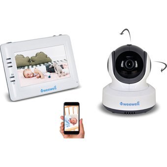 Weewell WMV870 Hareket Sensörlü Gece Görüşlü Dijital 4.3 inç Ekranlı Kablosuz HD Bebek Kamerası