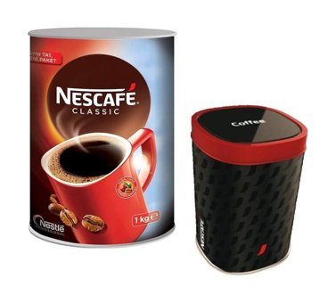 Nescafe Classic Teneke Granül Kahve 1 kg + Tin Box