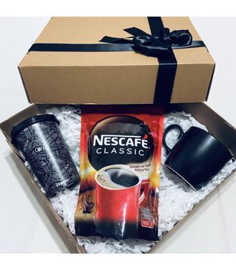 Nescafe Classic Paket Granül Kahve 200 gr + Kahve Bardağı + Kupa Seti