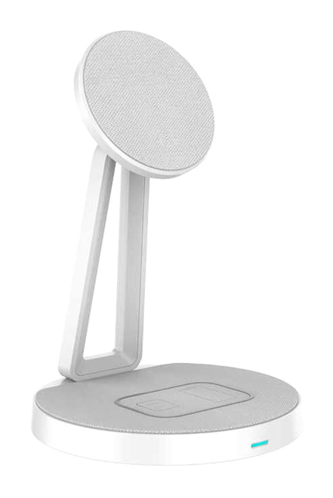 Wiwu M13 Type C - USB Kablosuz 15 W Hızlı Şarj Aleti Beyaz