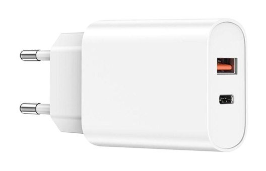 Wiwu Wi-U002 QC Type C - USB Kablolu 20 W Çoklu Şarj Hızlı Şarj Aleti Beyaz