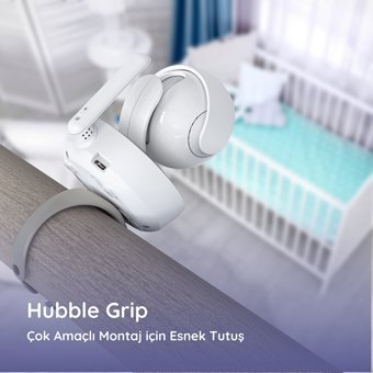 Hubble HBL13 Hareket Sensörlü Gece Görüşlü Dijital Ekranlı Kablosuz HD IP Bebek Kamerası