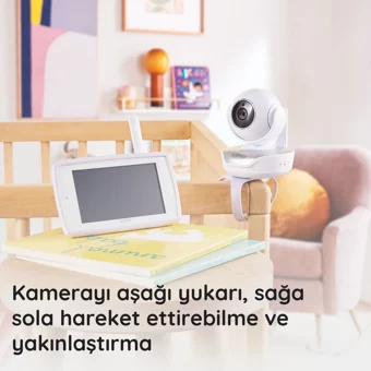 Hubble HBL13 Hareket Sensörlü Gece Görüşlü Dijital Ekranlı Kablosuz HD IP Bebek Kamerası