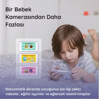 Hubble HBL13 Hareket Sensörlü Gece Görüşlü Dijital Ekranlı Kablosuz HD IP Bebek Kamerası