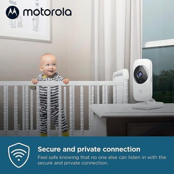 Motorola VM481 Hareket Sensörlü Gece Görüşlü Dijital 2 inç Ekranlı Kablosuz Bebek Kamerası
