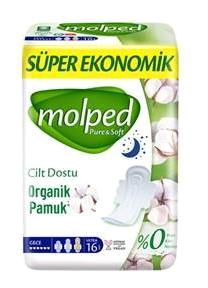 Molped Pure&Soft Gece İnce 16'lı Hijyenik Ped