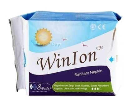 Winion Winalite Negatif İyonlu İnce 8'li Hijyenik Ped