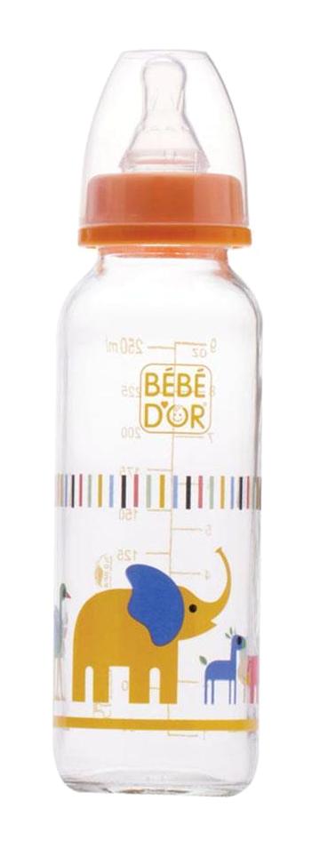 Bebedor 31302 Cam 3+ Ay Desenli Turuncu Biberon 250 ml