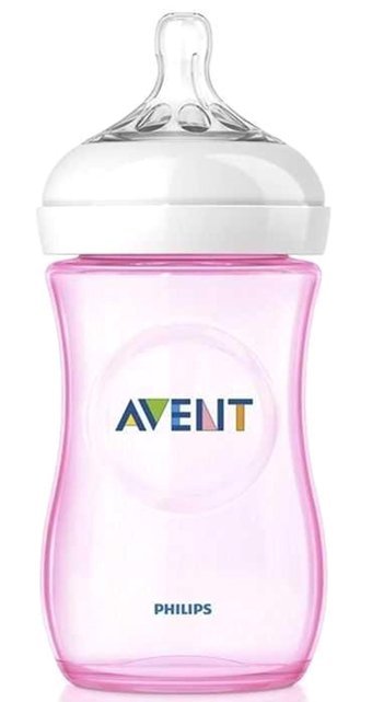 Philips Avent Polipropilen 0-12 Ay Pembe Biberon 260 ml
