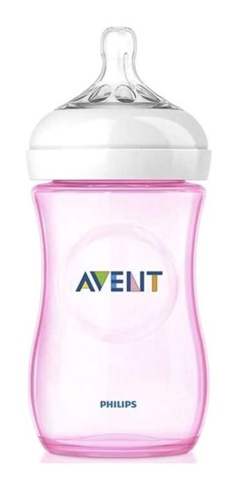 Philips Avent Polipropilen 0-12 Ay Pembe Biberon 260 ml