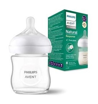 Philips Avent Polipropilen Gaz Yapmayan Antikolik Yenidoğan Yavaş Akışlı 0+ Ay Şeffaf Biberon 120 ml