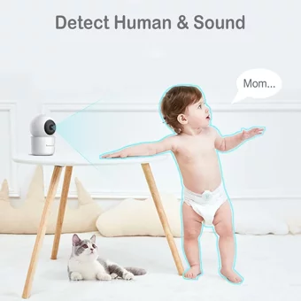 Sense-U Hareket Sensörlü Gece Görüşlü Kablosuz HD Bebek Kamerası