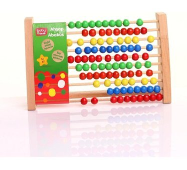 Baby Toys Raylı Ahşap Abaküs