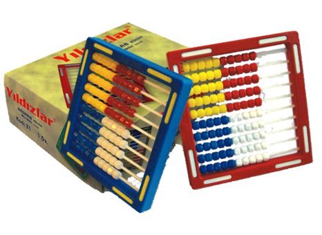 Yıldızlar Home Ayaklı Raylı Plastik Abaküs
