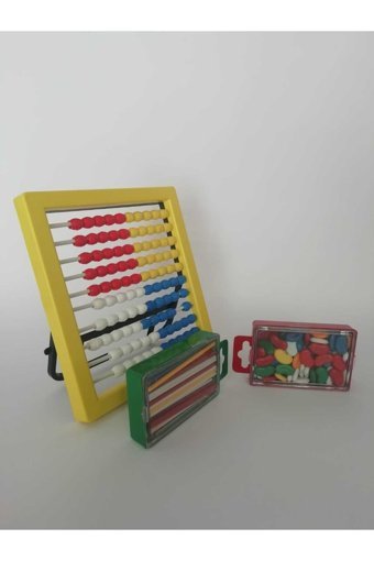 Emir Kırtasiye Ayaklı Raylı Plastik Abaküs