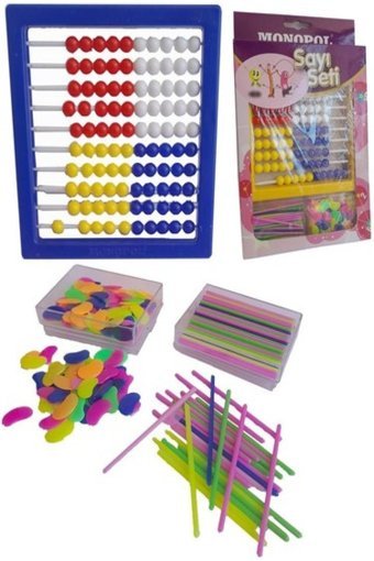 Monopol 1513 Raylı Plastik Abaküs