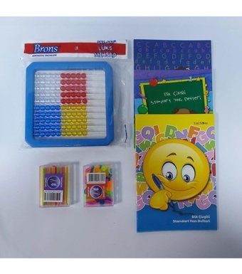 Brons Raylı Plastik Abaküs