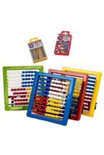 Çeçen Home Ayaklı Raylı Plastik Abaküs