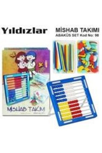 Art Picasso Ayaklı Raylı Plastik Abaküs