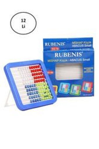 Sarı Kervan Ayaklı Raylı Plastik Abaküs