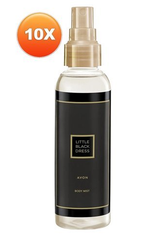 Avon Little Black Dress Oryantal-Vanilya Kadın Vücut Spreyi 10x100 ml