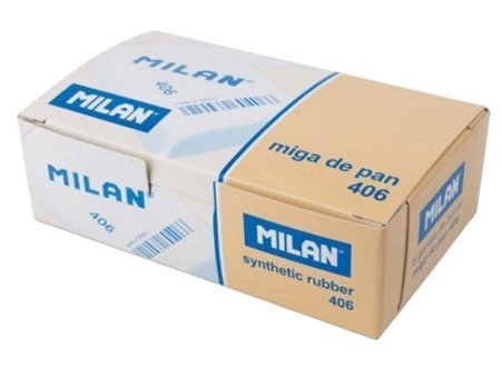 Milan 406 Büyük Boy Beyaz Silgi