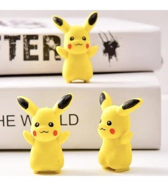 10 Parmak 916 Pokemon Küçük Boy Çok Renkli Silgi