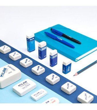 Milan Flexible Synthetic 4024 Büyük Boy Beyaz Silgi