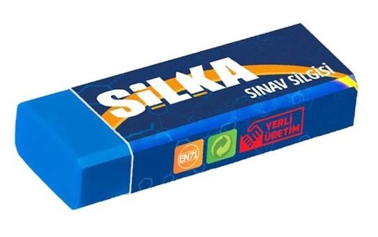 Silka ART-9 Büyük Boy Lacivert Sınav Silgi