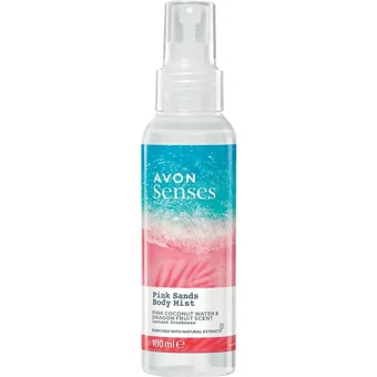Avon Pink Sands Hindistan Cevizi Suyu-Ejder Meyvemsi Kadın Vücut Spreyi 100 ml