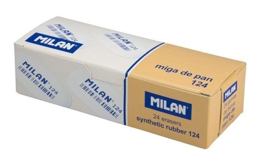 Milan 124 Orta Boy Beyaz Silgi