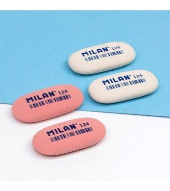 Milan 124 Orta Boy Beyaz Silgi