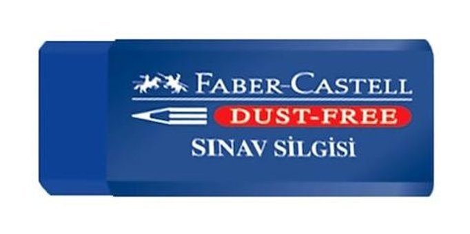 Faber Castell 187136 Küçük Boy Mavi Sınav Silgi