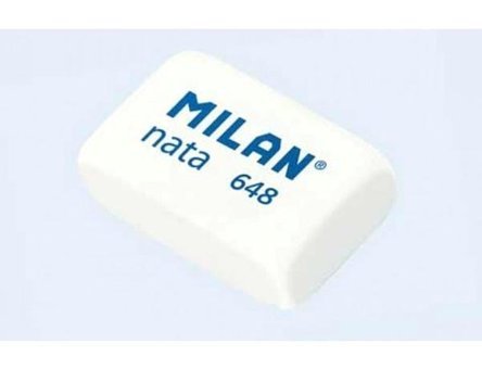 Milan 648 Orta Boy Beyaz Silgi