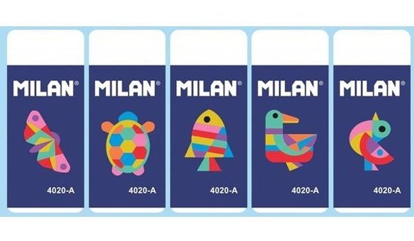 Milan CMM4020A Büyük Boy Beyaz Silgi