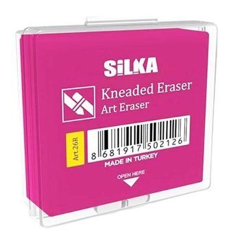 Silka ART-26R Orta Boy Çok Renkli Hamur Silgi
