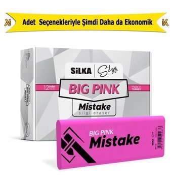 Silka Büyük Boy Pembe Silgi