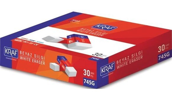 Kraf 745G Küçük Boy Beyaz Silgi