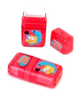 Faber Castell Kral Şakir Orta Boy Kırmızı Silgi