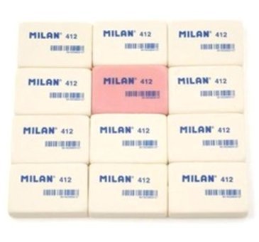 Milan 412 Büyük Boy Pembe Silgi