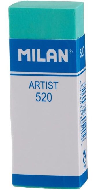 Milan Artist 520 Orta Boy Yeşil Resim Silgi