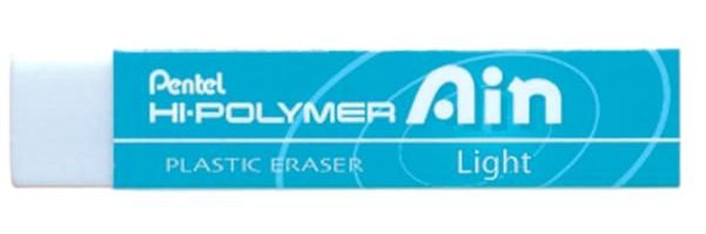 Pentel Ain Light Büyük Boy Beyaz Silgi