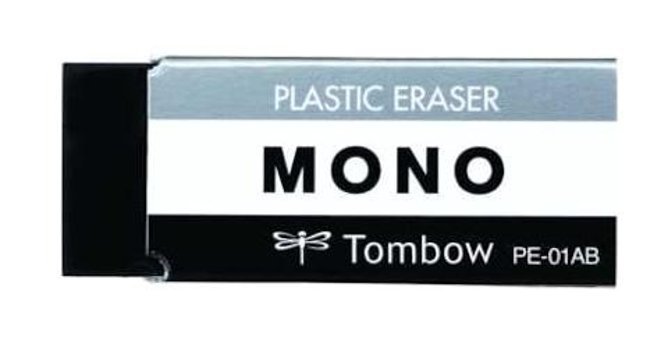 Tombow Mono Küçük Boy Siyah Silgi