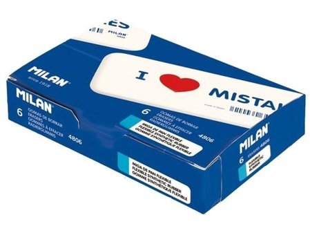 Milan CNM4806 Büyük Boy Beyaz Silgi