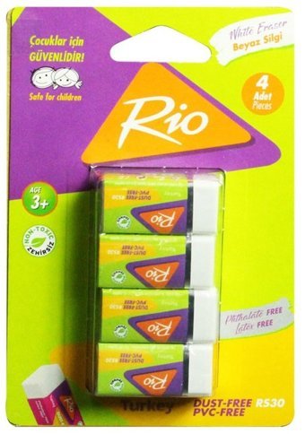 Rio RS30 Orta Boy Beyaz Silgi
